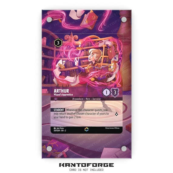 arthur lorcana card Disney TCG - King Victorious 4 Character Version Arthur - Wizard's Apprentice (enchanted)