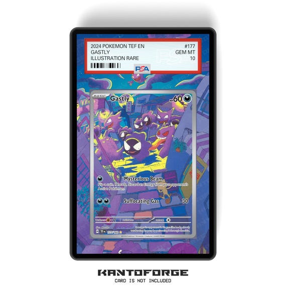 rare gastly pokemon card - 092/165 - Pokemon 151 - Reverse Foil 20 Retreat Cost GASTLY 47/108 Reverse Holo Rare