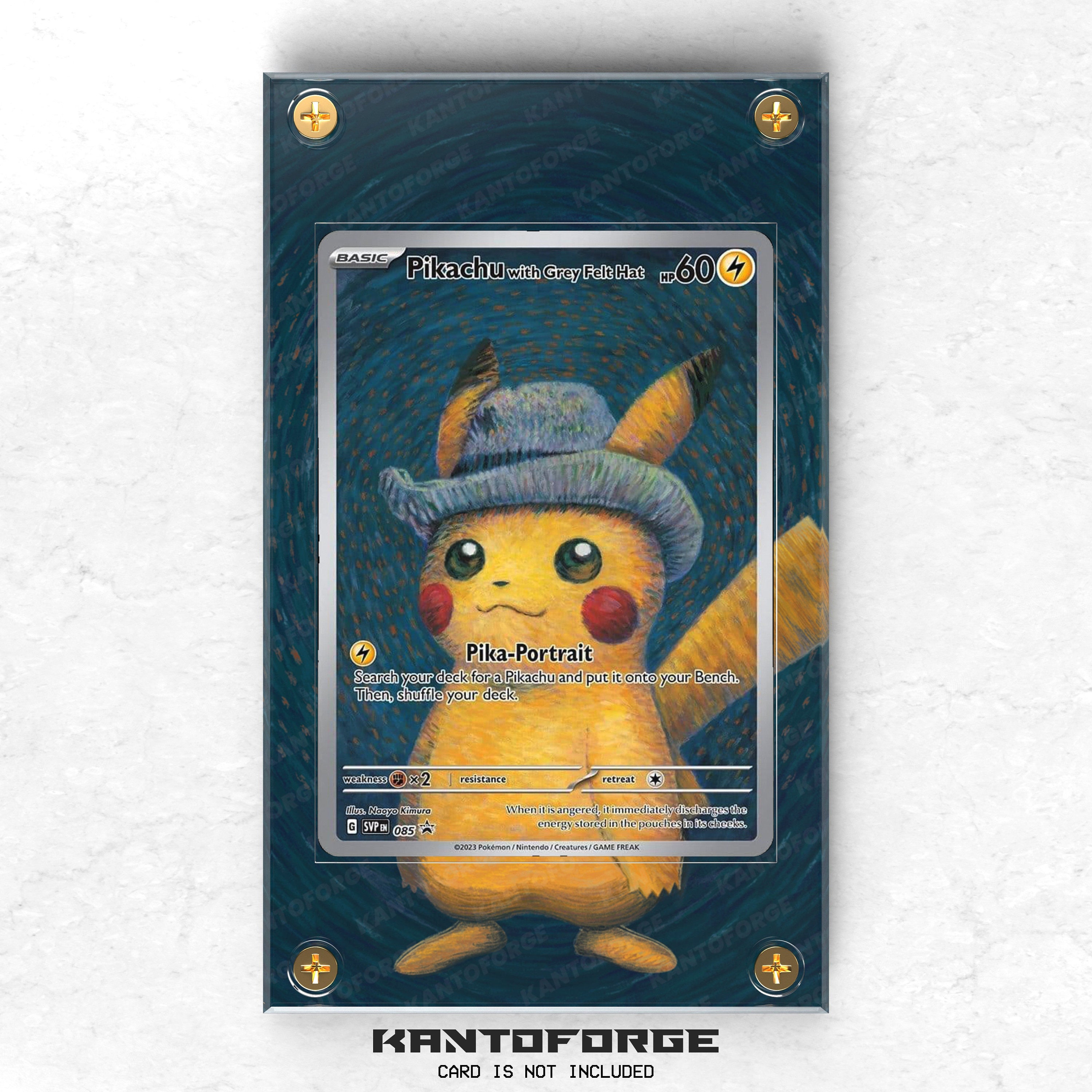 Pikachu With Grey Felt Hat SVP 085 Alternate Art Custom -  Israel