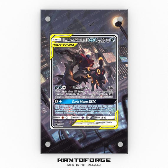c*o様 ヤ*ィ様 U mbreon & Darkrai GX SM241 ブラ Umbreon & Darkrai GX SM241 - Pokémon Extended Artwork Display Case