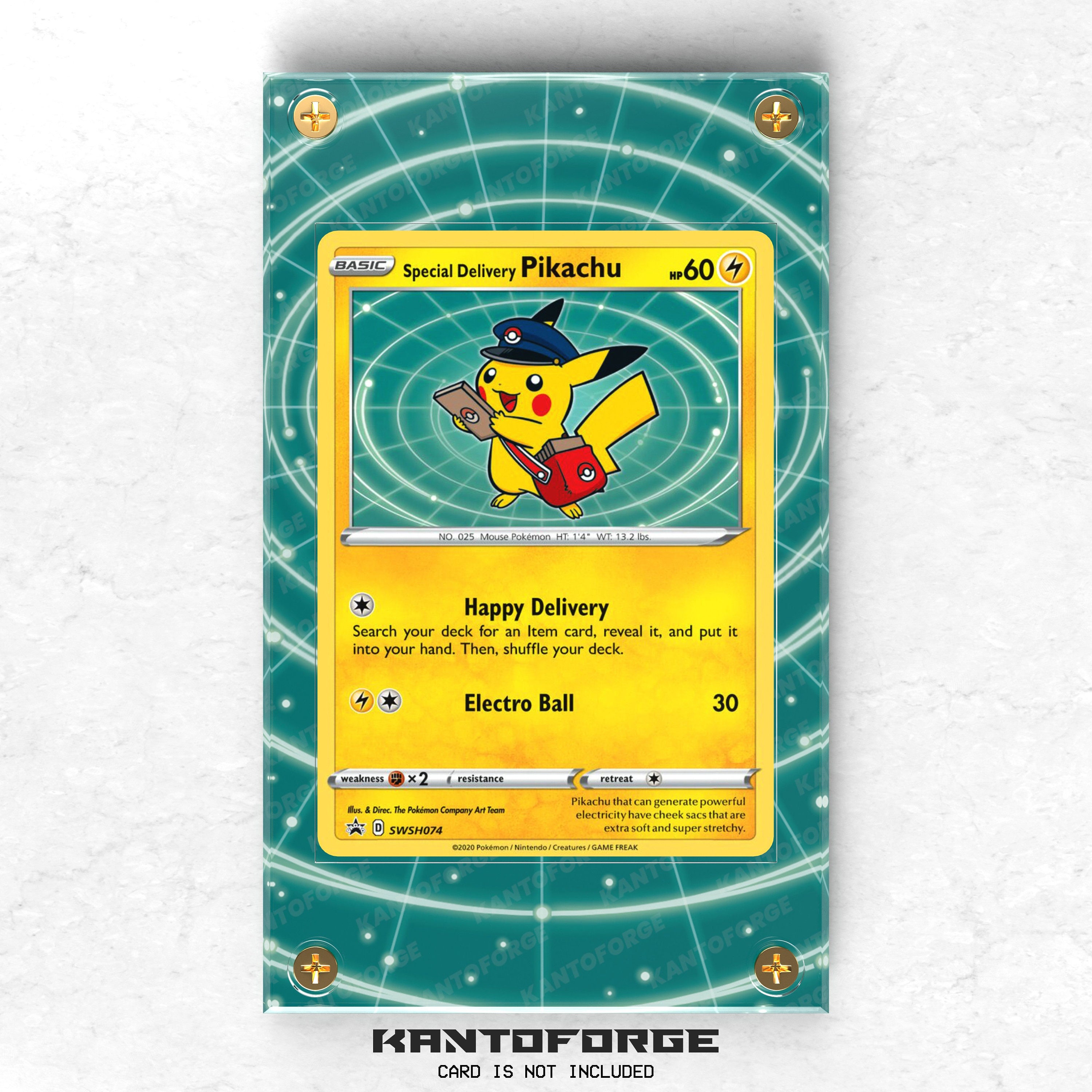 pokemon tcg special delivery pikachu promo card 401 Games Canada - Special Delivery Pikachu - SWSH074 - Holo Promo main image 1
