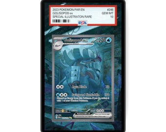 Golisopod ex 246/182 - PSA Size Graded Card Case Extended Artwork Display with GradeGuardian Protection