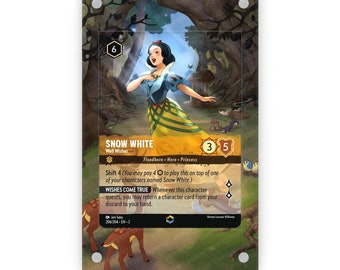 Snow White - Well Wisher (Enchanted) - Lorcana Extended Artwork  Display Case