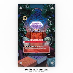 Devil&#39;s Eye Diamond (Enchanted) - Lorcana Extended Artwork Display Case