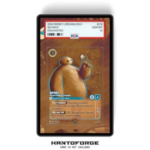 Baymax - Compañero de atención médica personal (Encantado) Capítulo 6 - Estuche de tarjetas con calificación PSA CSG AGS Exhibición de ilustraciones ampliada con GradeGuardian
