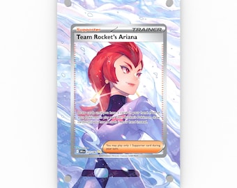 Team Rocket's Ariana 237/182 - Pokémon Extended Artwork Display Case