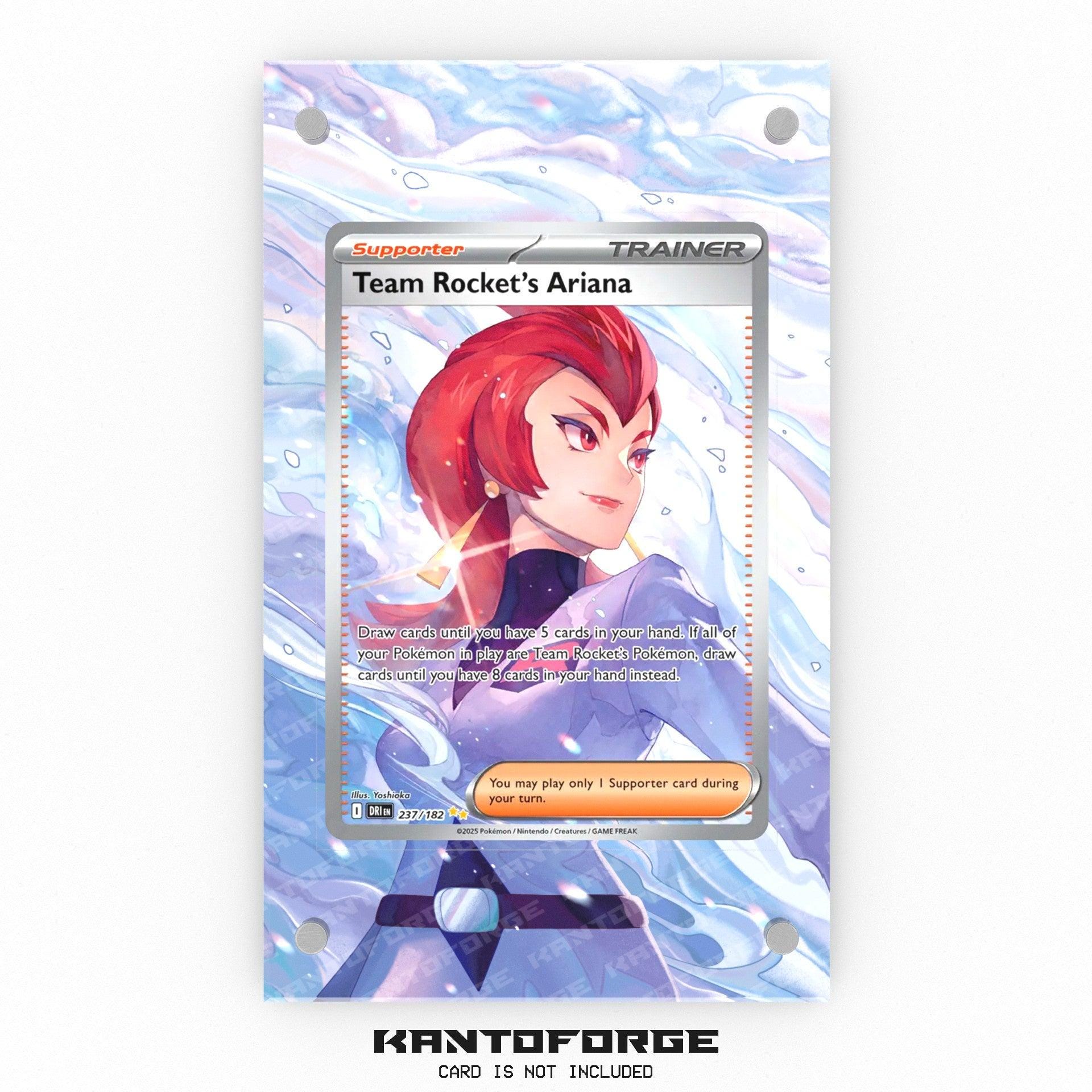 ariana pikachu pokemon card - SVP027 Supporter All Pokmon TCG card images The Pokmon Company Team Rocket's Ariana 237/182 -