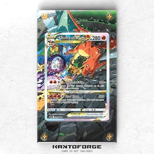 Vitrina con ilustraciones ampliadas de Charizard VSTAR SWSH262 de Pokémon
