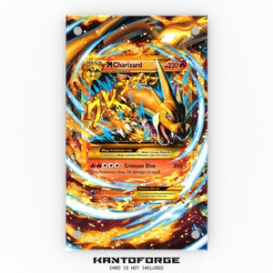 MEGA Charizard-ex 107/106 Pokémon Extended Artwork Display Case - Etsy