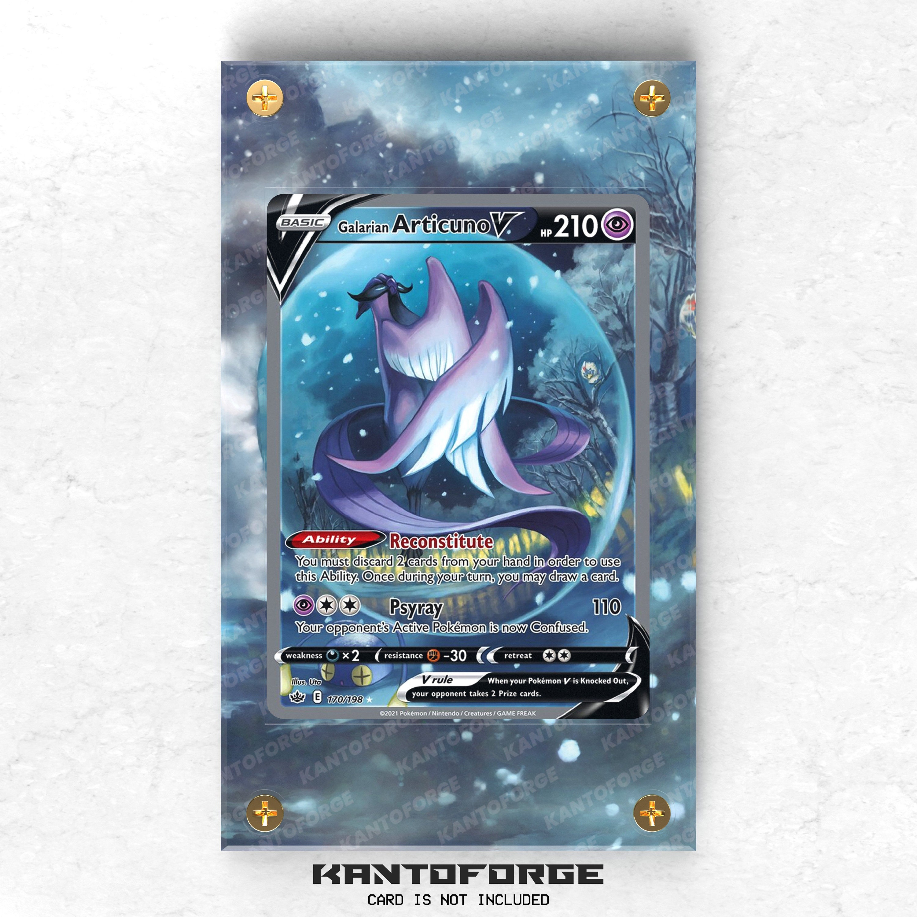 Articuno de Galar V Cartão Pokémon CRE V Full Art em segunda mão