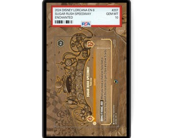 Sugar Rush Speedway - Finish Line (Enchanted) Chapter 6 - PSA CSG AGS Graded Card Case Extended Artwork Display with GradeGuardian