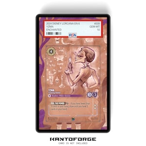 Yzma - Conniving Chemist (Enchanted) Chapter 6 - PSA CSG AGS Graded Card Case Extended Artwork Display with GradeGuardian Protection