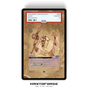 Rafiki - Guía etérea (encantada) Capítulo 6 - Estuche para cartas con clasificación PSA CSG AGS Exhibición de ilustraciones ampliada con protección GradeGuardian