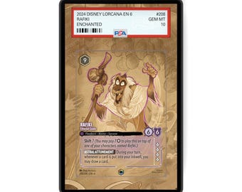 Rafiki - Ethereal Guide (Enchanted) Chapter 6 - PSA CSG AGS Graded Card Case Extended Artwork Display with GradeGuardian Protection