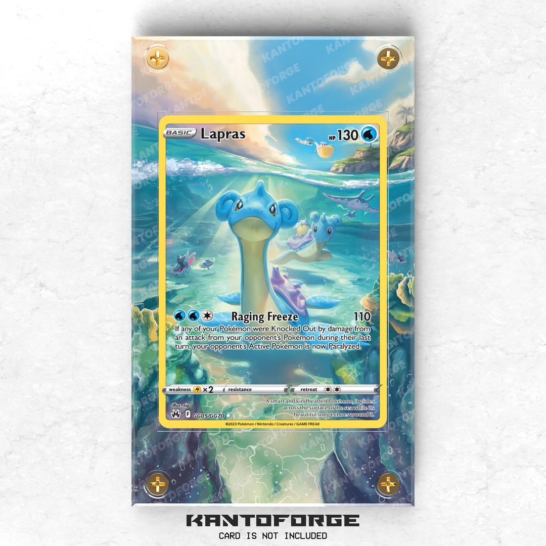 Lapras GG05/GG70 - Pokémon Extended Artwork Display Case - Etsy