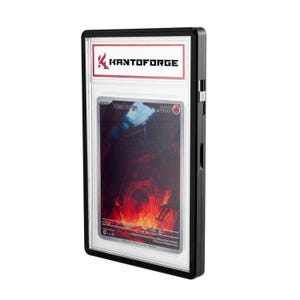 GradeGuardian - Custodia per carte collezionabili PSA in vetro temperato e protetta dai raggi UV - Nero mezzanotte