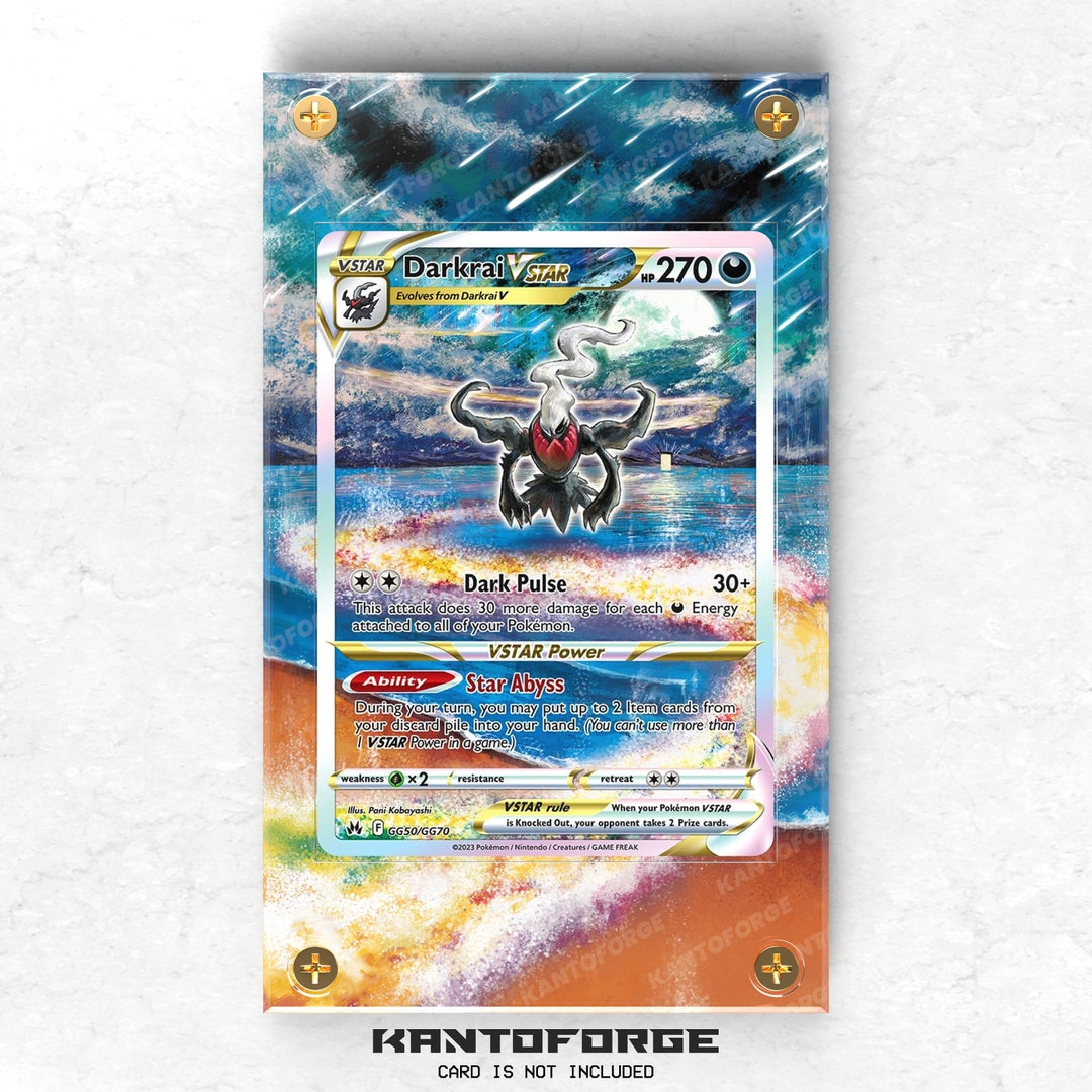 pokemon cards darkrai vstar premium collection box pokmon tcg TPV POKE CENTER perfect for fans of the Pokemon Trading Card Game Darkrai VSTAR GG50/GG70 - Pokmon