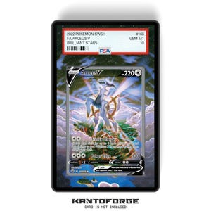 Arceus V 166/172 - PSAサイズ グレーディングカードケース 拡張アートワークディスプレイ グレードガーディアン保護付き