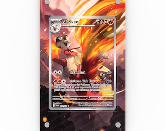 Blaziken 192/182 - Pokémon Extended Artwork Display Case