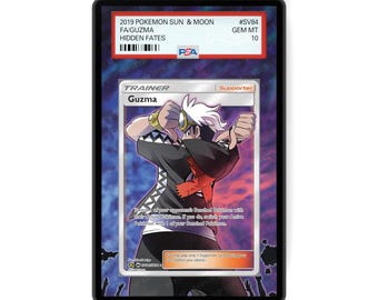 Guzma SV84/94 - PSA Size Graded Card Case Extended Artwork Display with GradeGuardian Protection