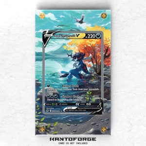 Hisuian Samurott V GG51/GG70 - Custodia per espositore con artwork esteso Pokémon