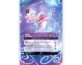 Elsa - Spirit of Winter (Enchanted) - Lorcana Extended Artwork  Display Case