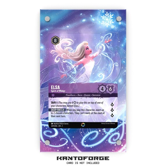 Elsa - Spirit of Winter (enchanted) - Lorcana Extended Artwork
