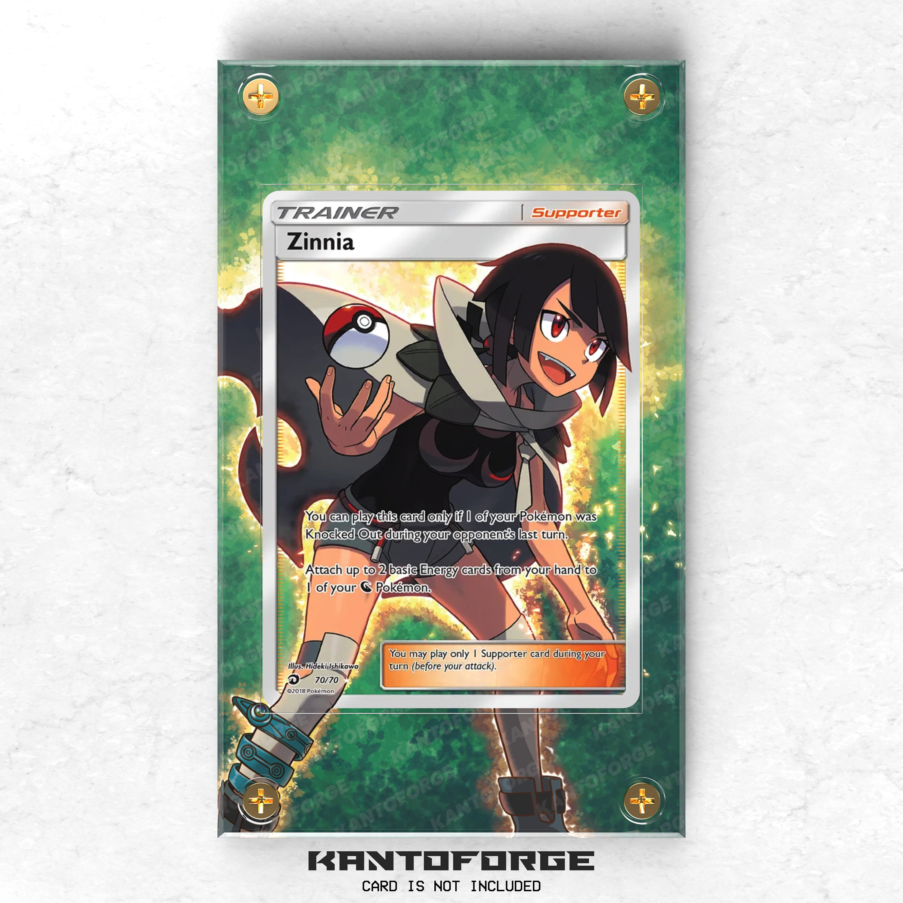 Zinnia 70/70 - Pokémon Extended Artwork Display Case - Etsy