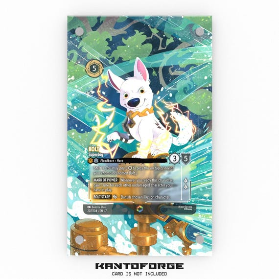 Bolt - Superdog (Enchanted) - Lorcana Extended Artwork Display Case Bolt - Superdog (Enchanted) - Lorcana Extended Artwork Display Case