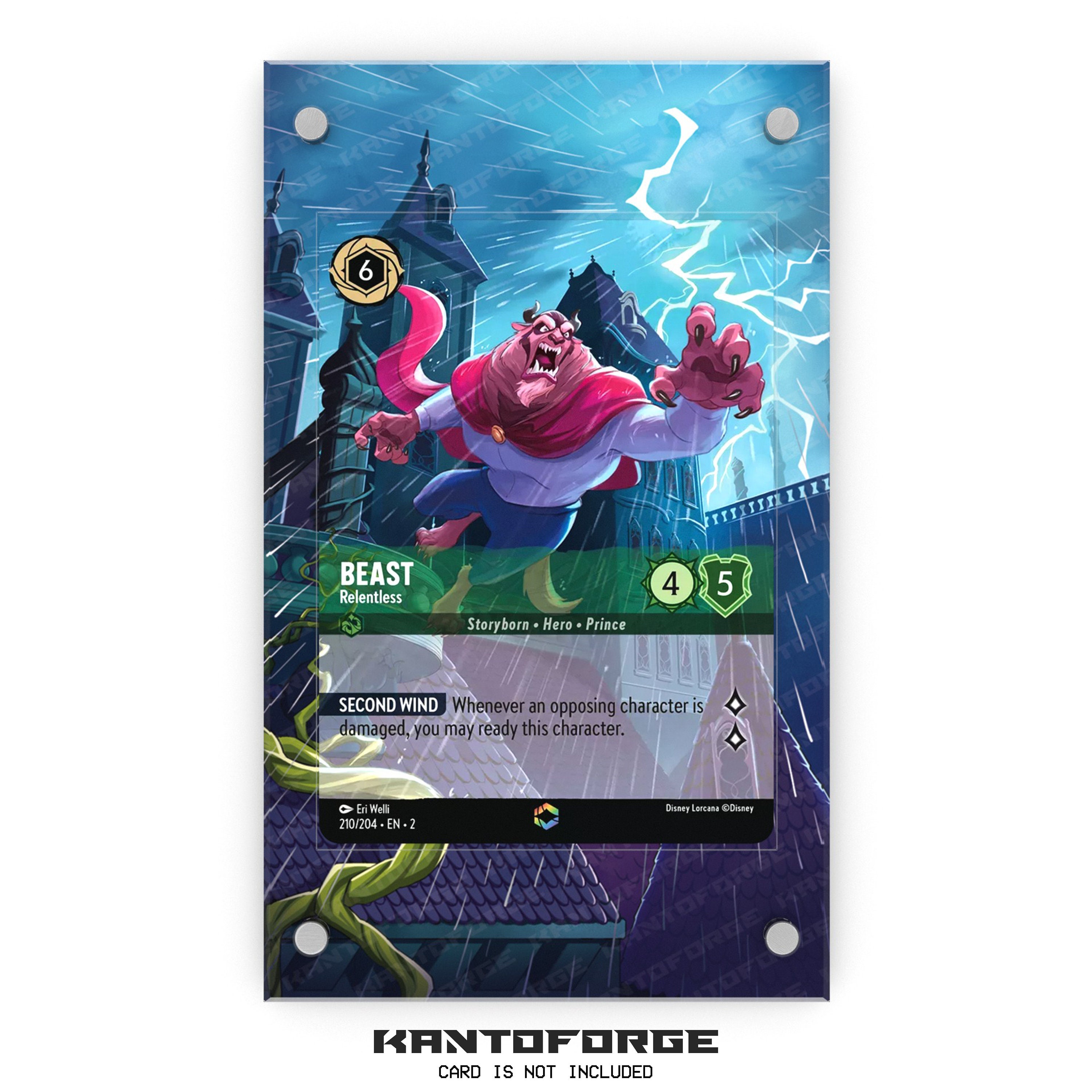 beast lorcana card Full Beast card revealed on official socials : r/Lorcana