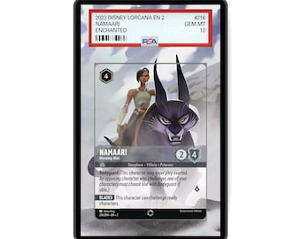 Namaari - Morning Mist (Enchanted) Kapitel 2 - PSA CSG AGS Graded Card Case erweitertes Artwork Display mit GradeGuardian Schutz