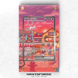 Mew ex SVP 053 - Vetrina espositiva con artwork esteso Pokémon
