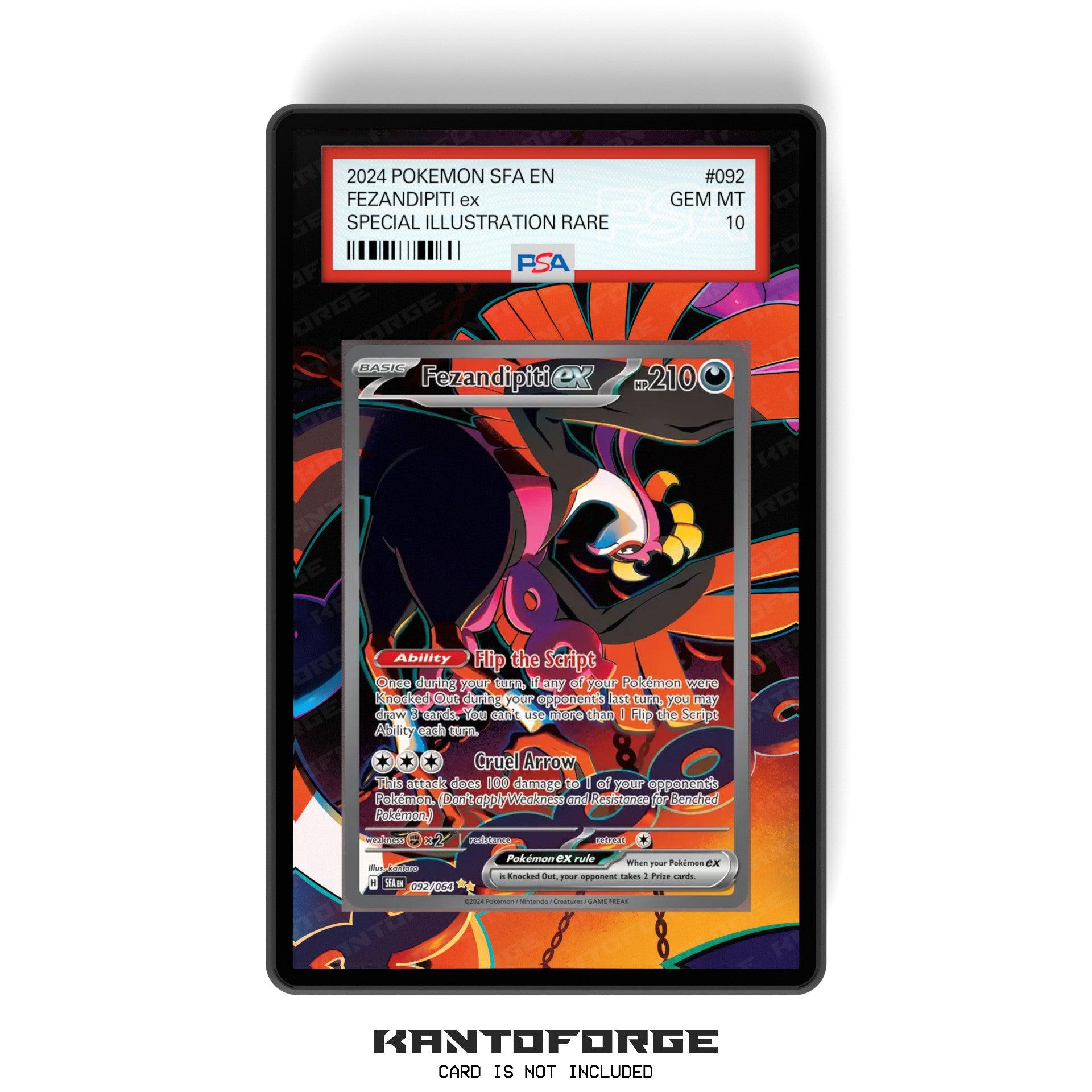 Fezandipiti Ex 092/064 - PSA Size Graded Card Case Extended Artwork Display With Gradeguardian Protection - Etsy Fezandipiti Ex 092/064 - PSA Size Graded Card Case Extended Artwork Display With Gradeguardian Protection - Etsy