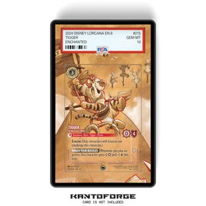 Tigro - Nel nido del corvo (Incantato) Capitolo 6 - PSA CSG AGS Custodia per carte classificata Espositore per opere d'arte esteso con protezione GradeGuardian