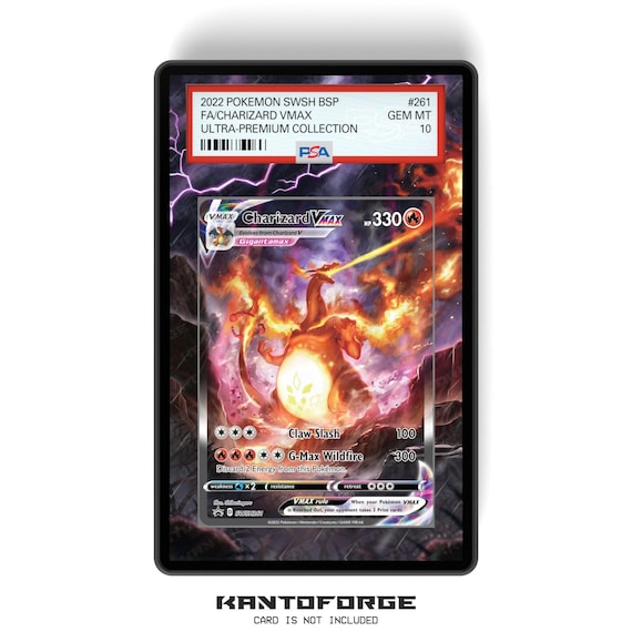 Charizard VMAX SWSH261 - PSA Size Graded Card Case Extended