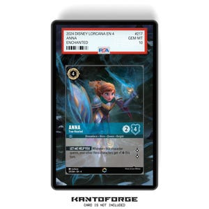 Anna - True Hearted (Enchanted) Capitolo 4 - PSA CSG AGS Custodia per carte classificate Espositore per opere d'arte esteso con protezione GradeGuardian