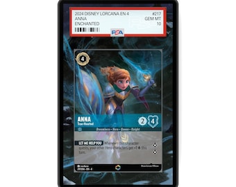 Anna - True Hearted (Enchanted) Kapitel 4 - PSA CSG AGS Graded Card Case erweitertes Artwork-Display mit GradeGuardian-Schutz