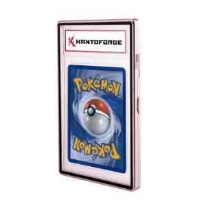 GradeGuardian - UV Protected, Tempered Glass Graded PSA Trading Card Case - Blossom Pink image 2