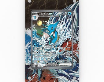 Kingdra Ex SVP 131 - Pokémon Extended Artwork Display Case - Etsy