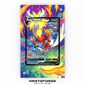 Blaziken V TG014/TG30 - Vitrina con ilustraciones ampliadas de Pokémon