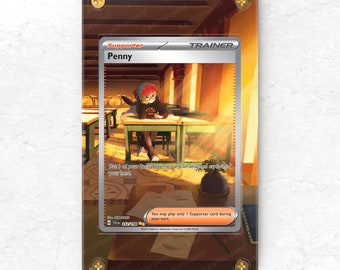 Penny 252/198 - Pokmon Extended Artwork Display Case - Etsy