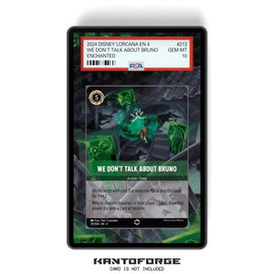 Non parliamo di Bruno (Enchanted) Capitolo 4 - PSA CSG AGS Custodia per carte classificate Espositore per opere d'arte esteso con protezione GradeGuardian