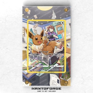 Eevee TG11/TG30 - Vitrina con ilustraciones ampliadas de Pokémon