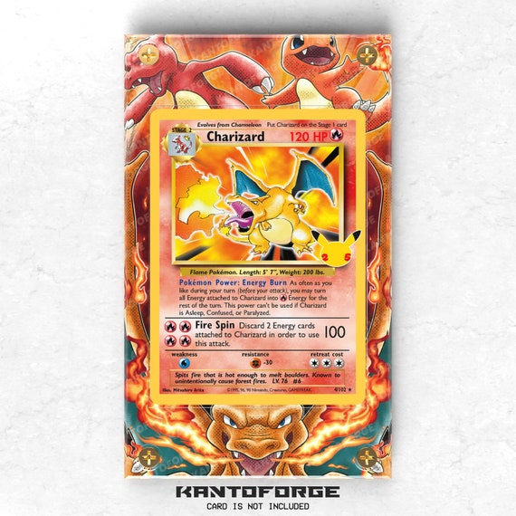 Charizard (リザードン) Base Set - Pokémon Extended Artwork Display