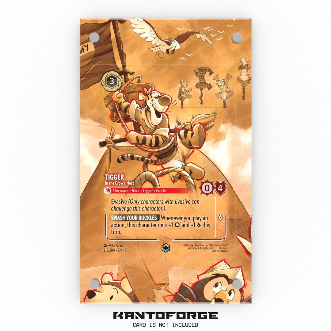 tigger lorcana card Disney Lorcana: Archazia's Island Playmat