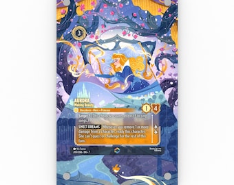 Aurora - Waking Beauty (Enchanted) - Lorcana Extended Artwork Display Case