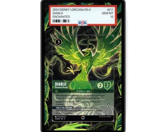 Diablo - Devoted Herald (Enchanted) Chapter 4 - PSA CSG AGS Graded Card Case Extended Artwork Display with GradeGuardian Protection