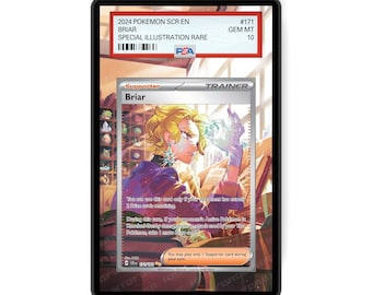 Briar 171/142 - PSA Size Graded Card Case Extended Artwork Display with GradeGuardian Protection