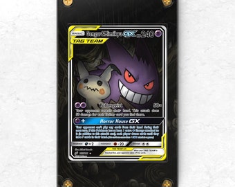 Gengar & Mimikyu-gx 165/181 - Pokémon Extended Artwork Display
