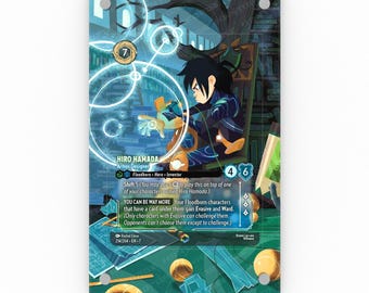 Hiro Hamada - Armor Designer (Enchanted) - Lorcana Extended Artwork Display Case